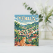 Medellín Colombia Briefkaart (Staand voorkant)