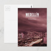 Medellin Colombia Briefkaart (Voorkant / Achterkant)