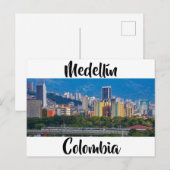Medellín, Colombia, Cityscape Briefkaart (Voorkant / Achterkant)