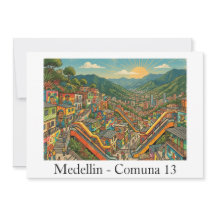 Medellin Colombia Comuna 13 Reis Kunst