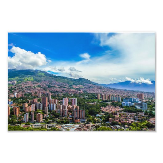 Medellin Colombia Foto afdrukken (Voorkant)
