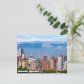 Medellín, Colombia Skyline Briefkaart (Staand voorkant)