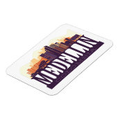 Medellin Colombia Skyline City Souvenir Magneet (Linkerzijde)