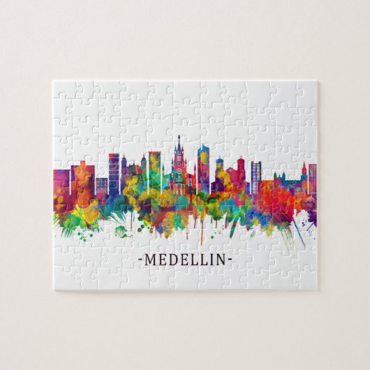 Medellin Colombia Skyline Legpuzzel (Horizontaal)