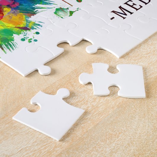 Medellin Colombia Skyline Legpuzzel (Zijkant)