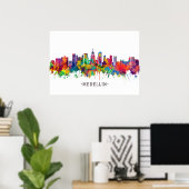 Medellin Colombia Skyline Poster (Thuiskantoor)