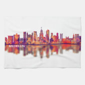 Medellin Colombia Skyline Theedoek (Horizontaal)