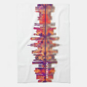 Medellin Colombia Skyline Theedoek (Verticaal)