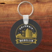 Medellin Colombia Sleutelhanger (Voorkant)