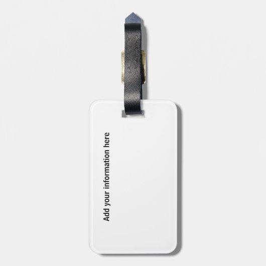 Medellin Colombia Stadsbeeld Bagagelabel (Achterkant verticaal)