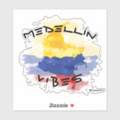 Medellín Vibes auto sticker (Vel)