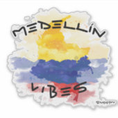 Medellín Vibes auto sticker (Voorkant)