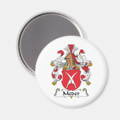 Meder Family Crest Magneet (Voorkant / Achterkant)