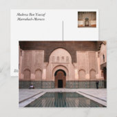 Medersa ben Youssef Briefkaart (Voorkant / Achterkant)