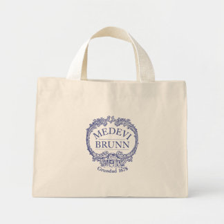 Medevi Brunn Logo Canvas Handle Bag Mini Tote Bag