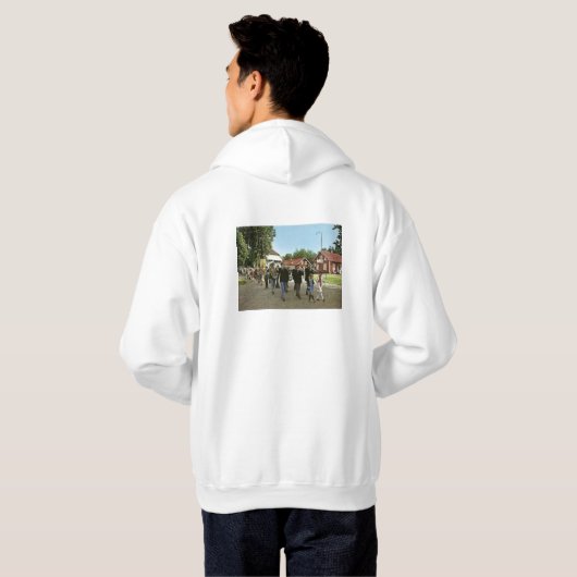 Medevi Brunn Logo Mannen Hoodie (Achterkant volledig)