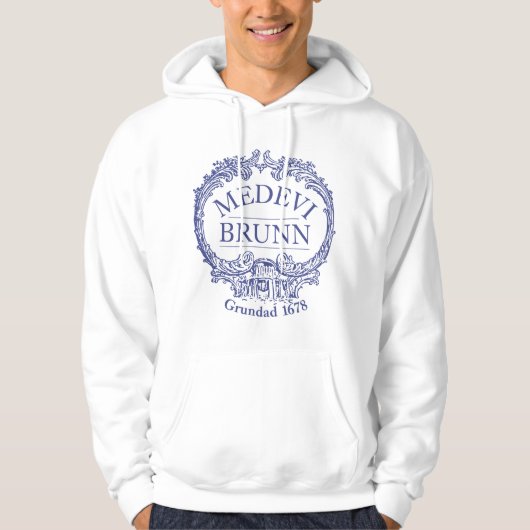 Medevi Brunn Logo Mannen Hoodie (Voorkant)