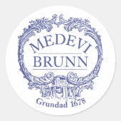 Medevi Brunn Logo Stickers (Voorkant)