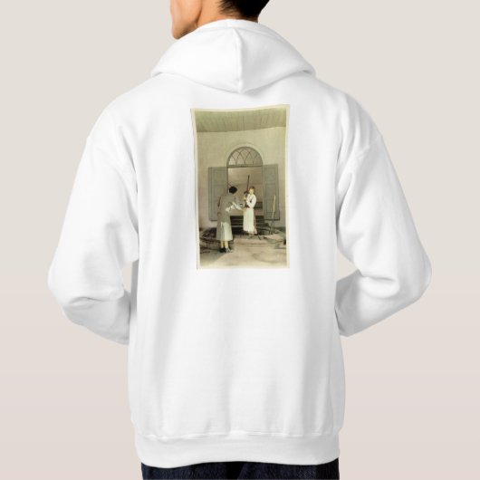 Medevi Brunn Small Logo Mannen Hoodie (Achterkant)