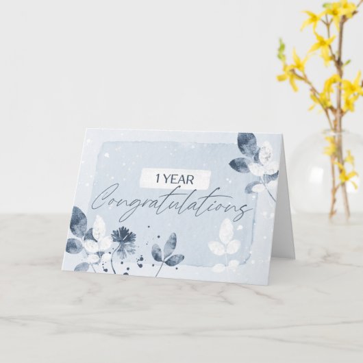 Medewerker 1e Jubileum Artistieke Natuur Kaart (Gele Bloem)