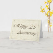 Medewerker 25e Jubileum Nieuwe Classic Kaart (Gele Bloem)