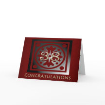 Medewerker 38 jaar Jubileum Elegant Golden Red