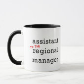 Medewerker aan de Mok van de regionale manager (Links)