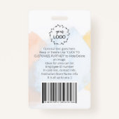 *~* Medewerker Afbeelding Afbeelding - Logo - Barc Badge (Achterkant)