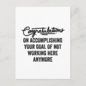 Medewerker Afscheidscadeau | Medewerker verlaten Feestdagenkaart (Voorkant)