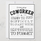 Medewerker appreciatie Bedankt Gift voor hem Kaart (Voorkant)