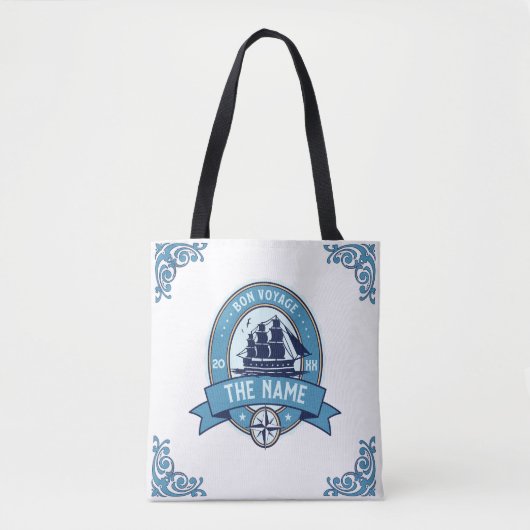Medewerker bedankt Bon Voyage Afscheid Tote Bag (Voorkant)