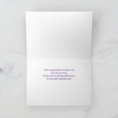 Medewerker Bedankt Van Ons Allen Confetti Kaart (Binnen)