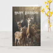 Medewerker Beste voor Ons Groep Fun Deer Animal Kaart (Gele Bloem)