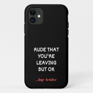 Medewerker Coffee-Mok - Rude dat je weggaat Case-Mate iPhone Case