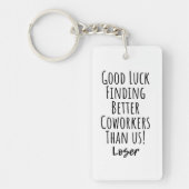 medewerker, collega, afscheid, veel succes met T-S Sleutelhanger (Voorkant)