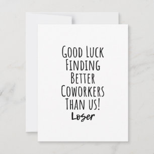 medewerker, collega, afscheid, veel succes T-Shirt Advieskaart