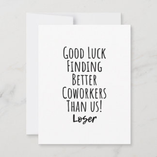 medewerker, collega, afscheid, veel succes T-Shirt Advieskaart