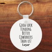 medewerker, collega, afscheid, veel succes T-Shirt Sleutelhanger (Voorkant)