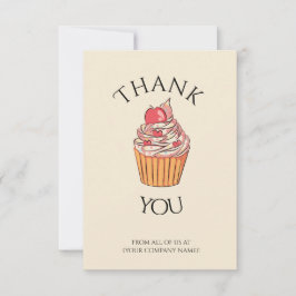 Medewerker Collega Boss Werkplek Waardering Bedankkaart