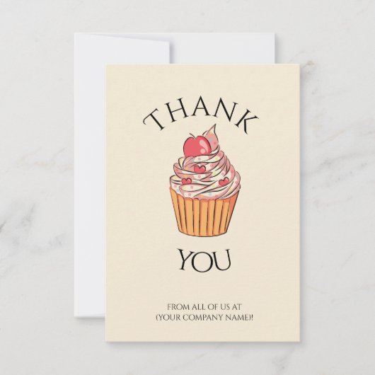 Medewerker Collega Boss Werkplek Waardering Bedankkaart (Voorkant)