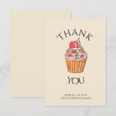 Medewerker Collega Boss Werkplek Waardering Bedankkaart (Voorkant / Achterkant)