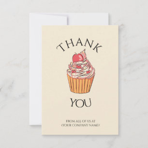 Medewerker Collega Boss Werkplek Waardering Bedankkaart