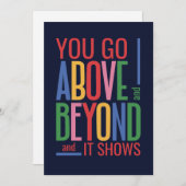 Medewerker/collega/Werkvriend Waardering Kaart (Voorkant / Achterkant)