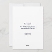 Medewerker/collega/Werkvriend Waardering Kaart (Achterkant)