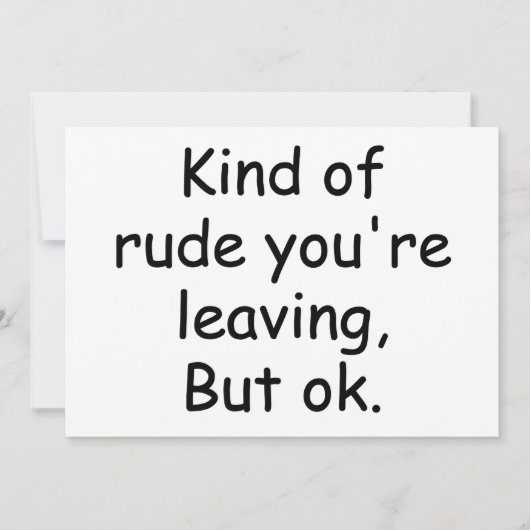 Medewerker die cadeauidee met grappig Gezegde acht (Voorkant)