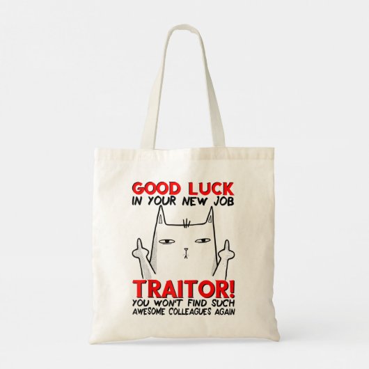 Medewerker die geen werk meer hoeft te doen Co Tote Bag (Achterkant)