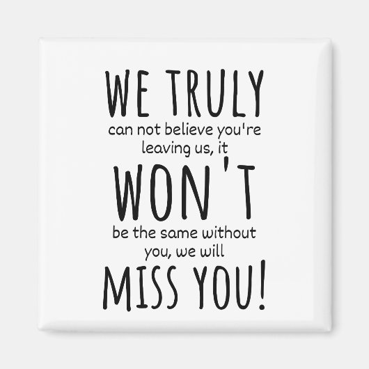 medewerker die vertrekt voor vrouwen , medewerker  magneet (Voorkant)