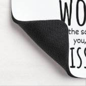 medewerker die vertrekt voor vrouwen , medewerker  muismat (Hoek)