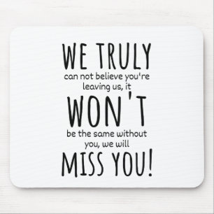 medewerker die vertrekt voor vrouwen , medewerker  muismat