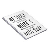 medewerker die vertrekt voor vrouwen , medewerker  notitieboek (Rechterzijde)